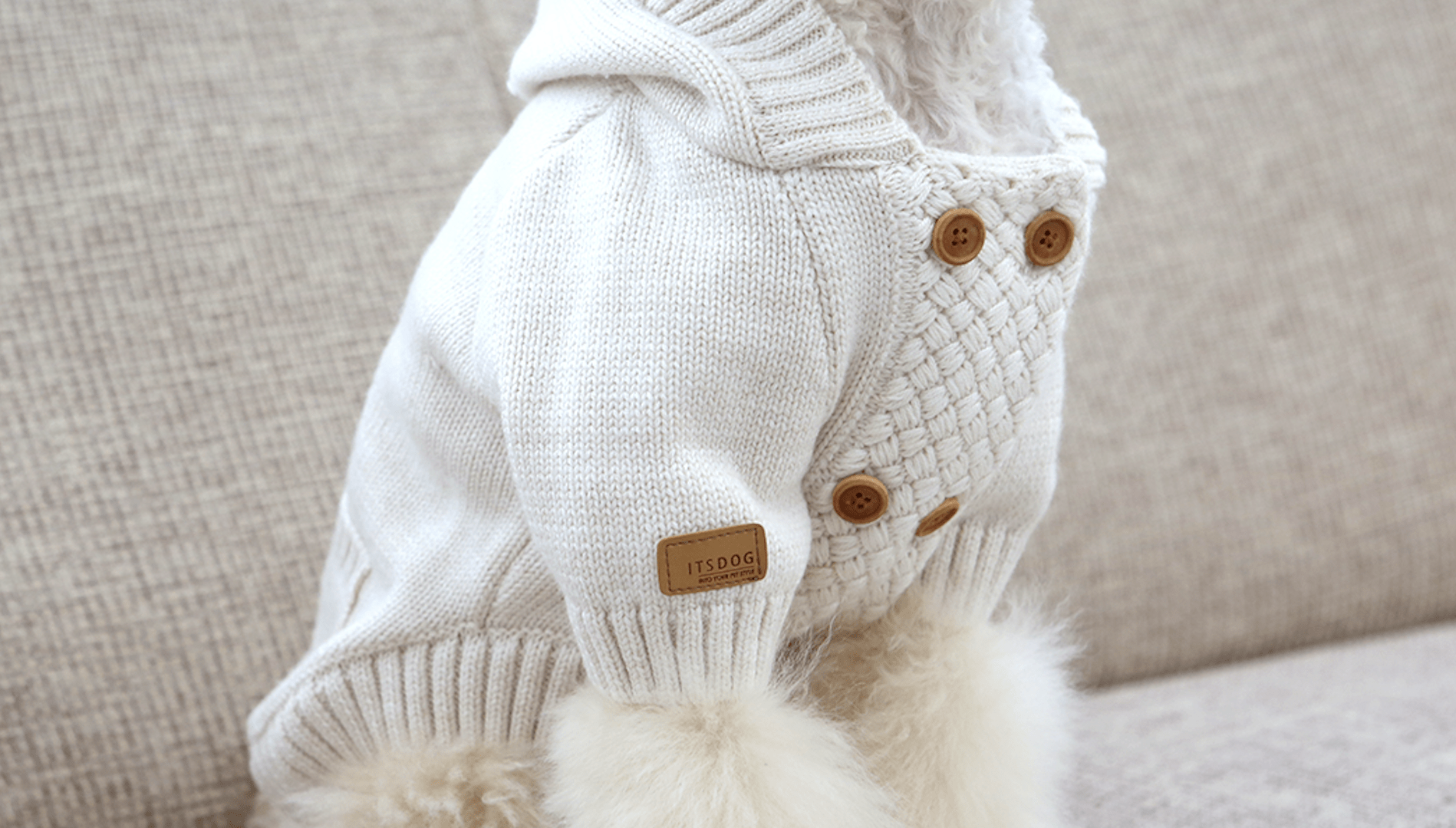 Double button hoodie cardigan - Image 4